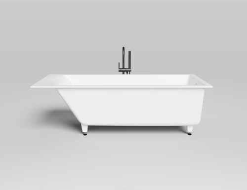 Ванна из искусственного камня Salini CASCATA 104223M 180х80 встраиваемая прямоугольная